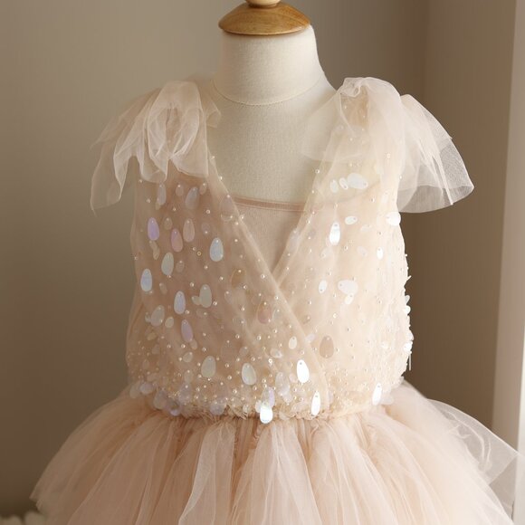 Tutu Du Monde Heart of Glass Tutu Tulle Dress Vanilla Size 10/11 NWT Party - Picture 9 of 9